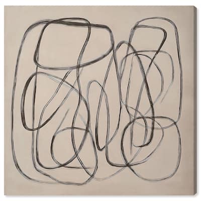 Unbroken Line I Canvas by Art Remedy, Gallery Wrapped