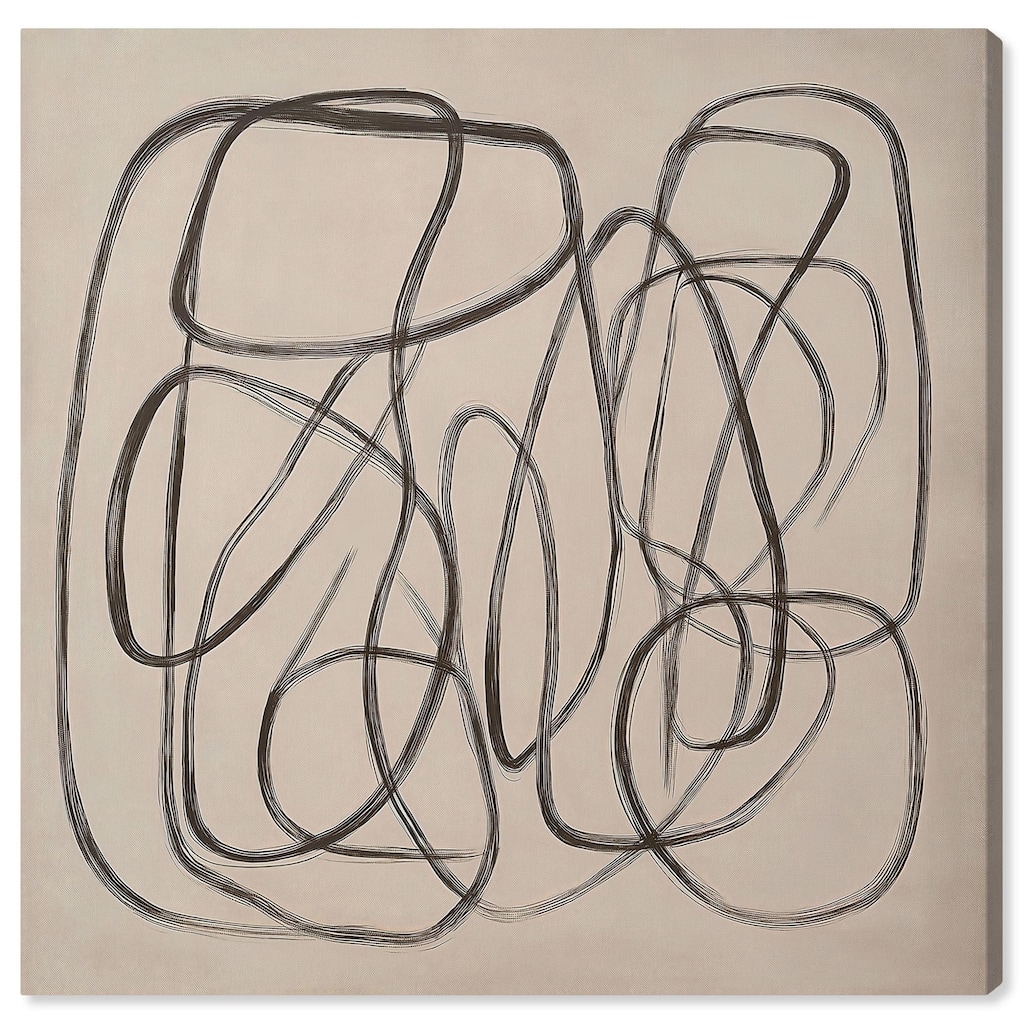 Unbroken Line I Canvas by Art Remedy, Gallery Wrapped