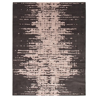 ECARPETGALLERY Machine Woven Moda Dark Grey Wool Rug - 7'9 x 9'11 - Bed ...