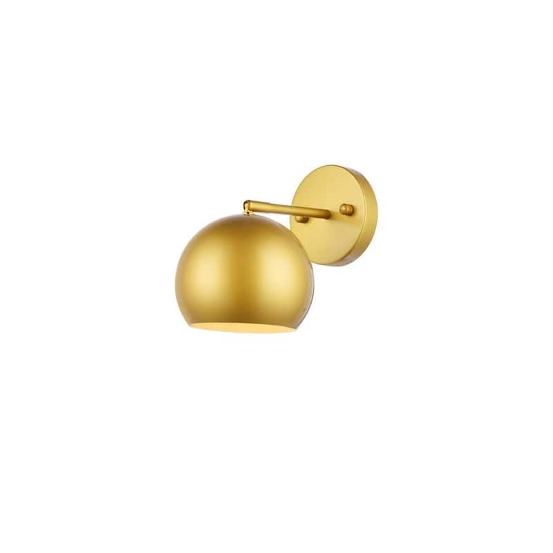 Elegant Lighting LD2355 Othello 8" Tall Bathroom Sconce - Brass