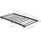 preview thumbnail 20 of 20, VECELO Twin Trundle Bed Frame Only