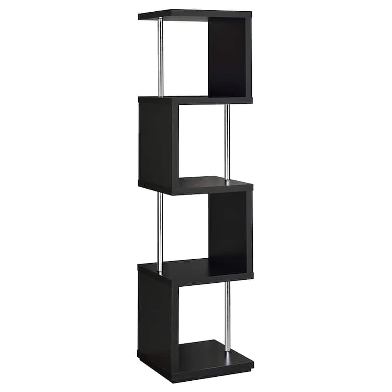 Baxter Contemporary 67-inch 4-shelf Bookshelf - 15.50" x 15.50" x 66.50"