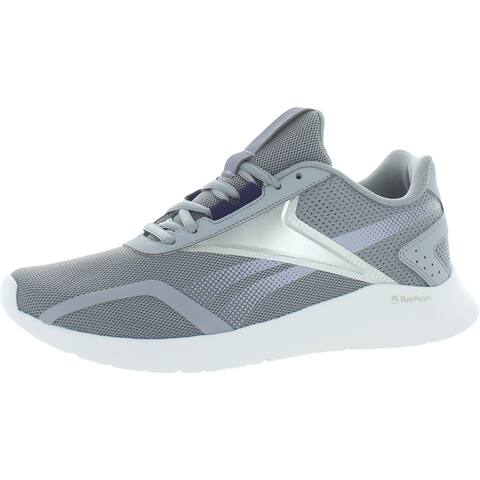 Reebok Womens Energylux 2.0 Running Shoes Workout Gym - Cool Shadow/White/Silver