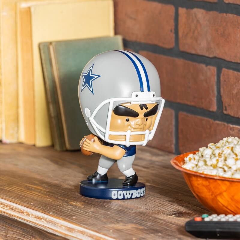 NFL Team Lil Big Head Resin Indoor/Outdoor Garden Desk Statue - Dallas Cowboys