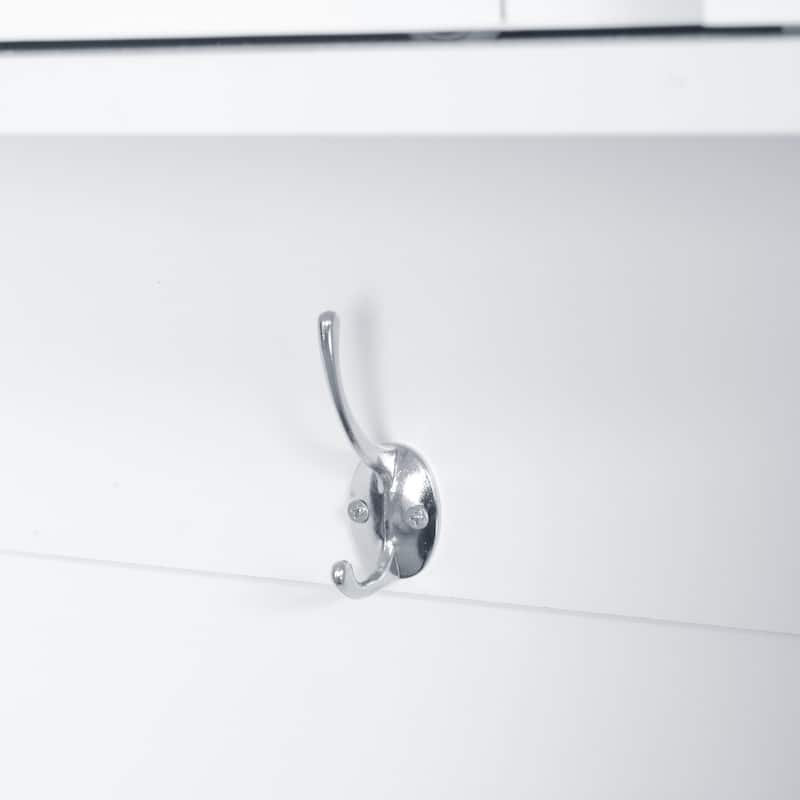 40.2" Wide Hall Tree with Storage Bench for Hallway, Entryway Bench with Coat Rack, 3 Shelves and Drawers, 3 Sturdy Hooks