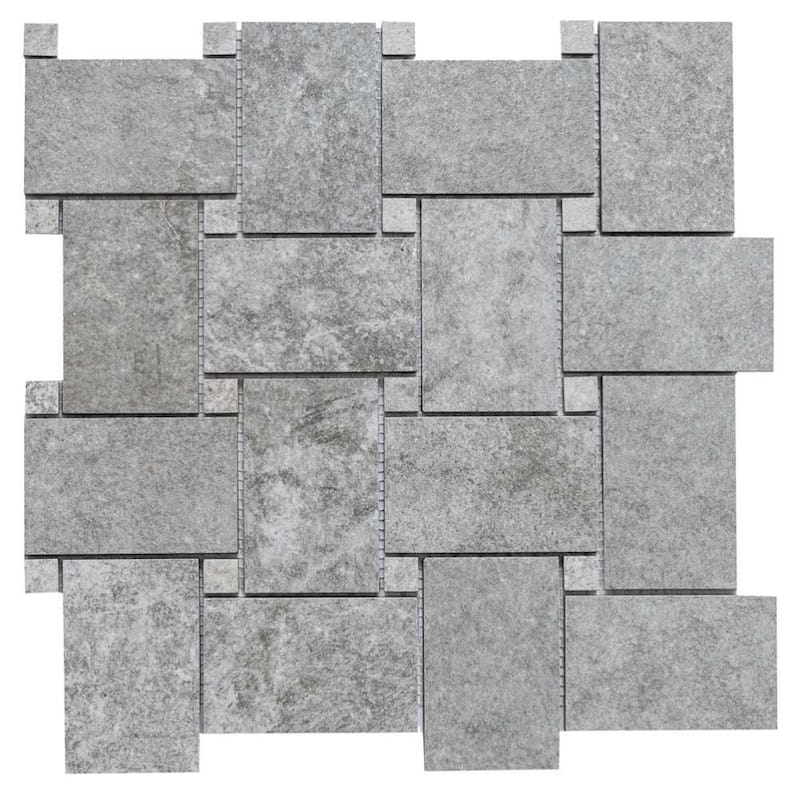 The Wilds 2x4 Matte Stone Look Porcelain Mosaic Tile - Floor, Wall, Backsplash
