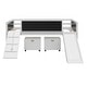 preview thumbnail 14 of 32, Twin size Loft Bed Wood Bed with Two Storage Boxes Gray