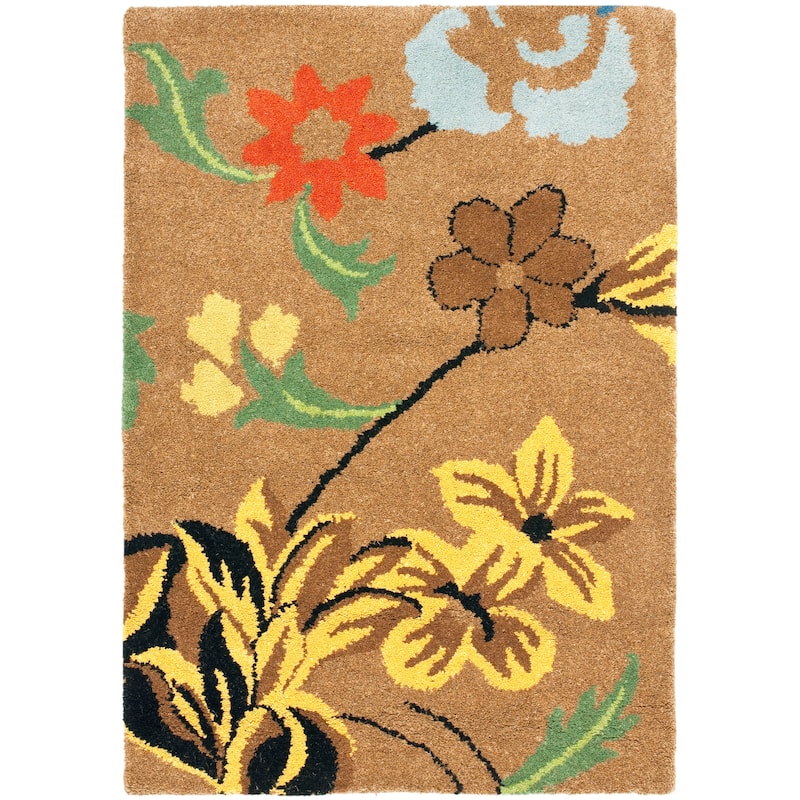 SAFAVIEH Handmade Soho Echo Floral N.Z. Wool Rug