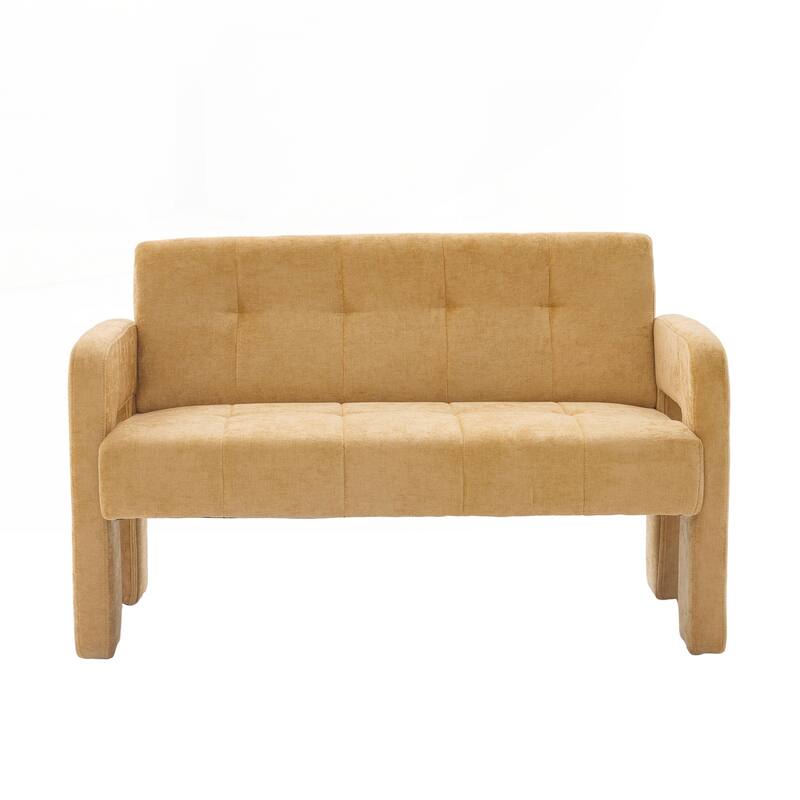 Modern Double Armchair Living Room & Bedroom Compact Upholstered Sofa Leisure Sofa