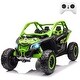 preview thumbnail 28 of 53, 2 Seater Ride on UTV Car Green