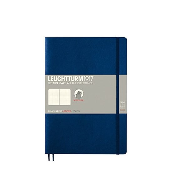LEUCHTTURM1917 - Composition B5 Dotted Softcover Notebook (Navy) - 123. Opens flyout.