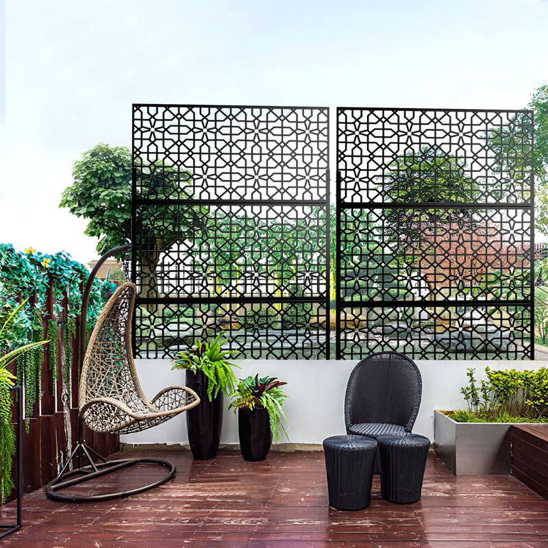Outdoor Privacy Screen Free Standing Basil