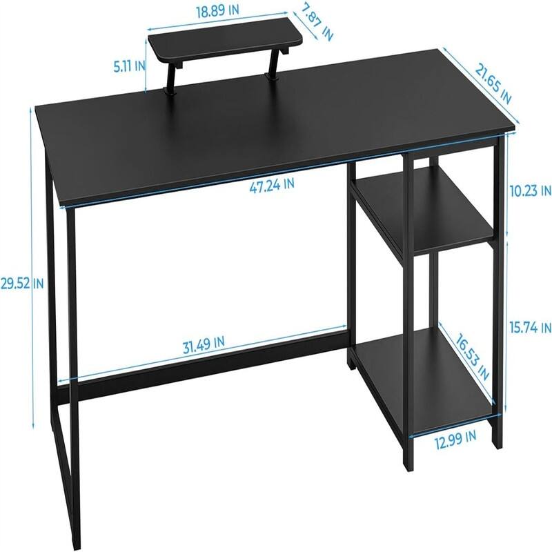 Computer Home Office Desk with Monitor Stand