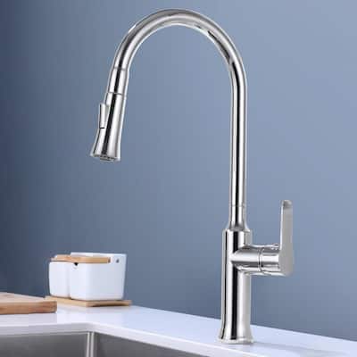 Topcraft High-arc Stainless Steel kitchen Sink Faucet