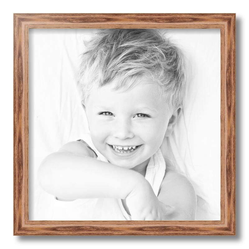 ArtToFrames Clayton Oak 16x16 Inch Picture Frame, 1.25 Inch Wood Poster Frame Available in Multiple Colors (59504-16x16)