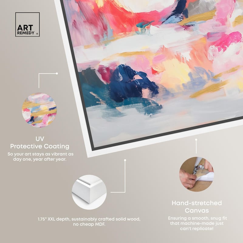Balipink III Canvas by Art Remedy