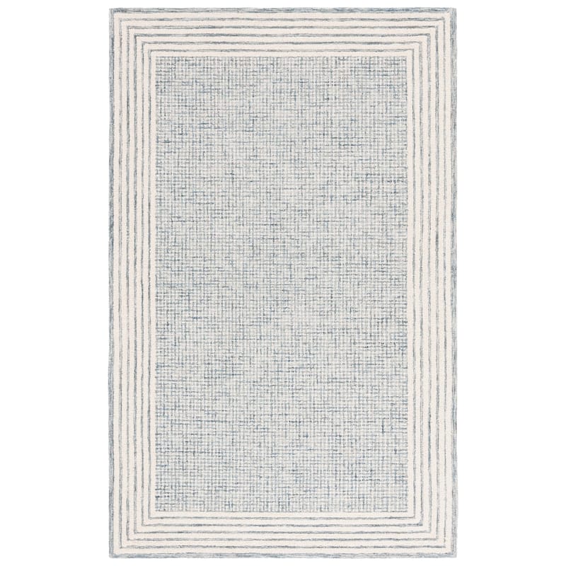 SAFAVIEH Handmade Ebony Dorith Border Wool Rug
