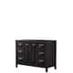Option Dark Espresso, Black Trim, No Top