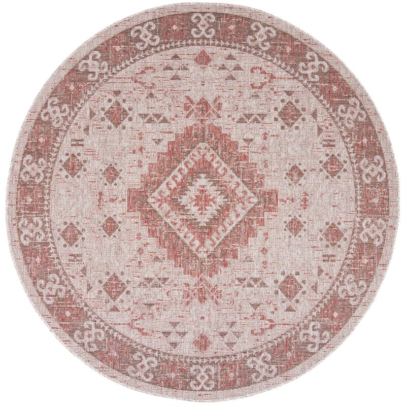 SAFAVIEH Courtyard Adrielle Outdoor Waterproof Patio Backyard Rug