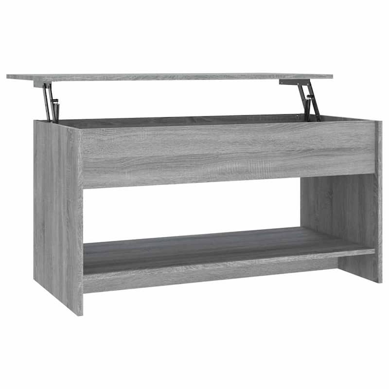 vidaXL Coffee Table Lift Top End Table Accent Side Sofa Table Engineered Wood - 40.2" x 19.7" x 20.7"