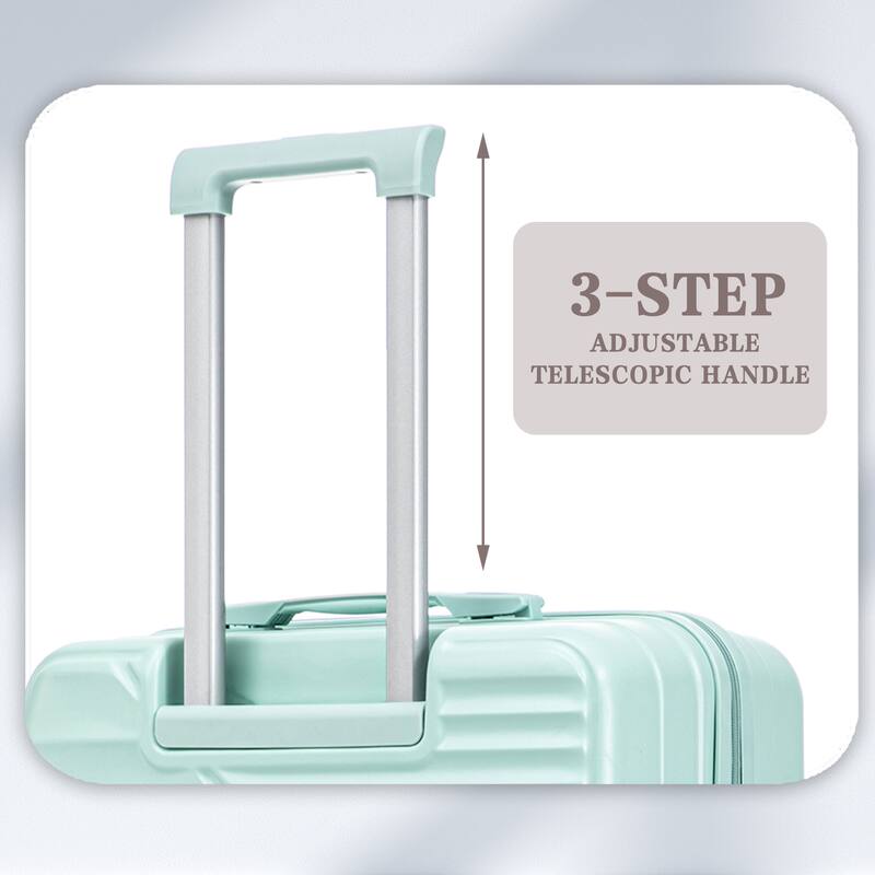 Luggage Sets 3 Piece ABS Hardside Lightweight Suitcase with 4 Universal Wheels TSA Lock Carry On Luggage