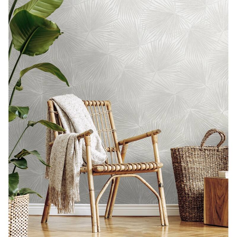Seabrook Designs Elvis Palms Non-Woven Unpasted Wallpaper