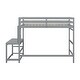 preview thumbnail 11 of 26, High Loft Bed with Platform,Ladders