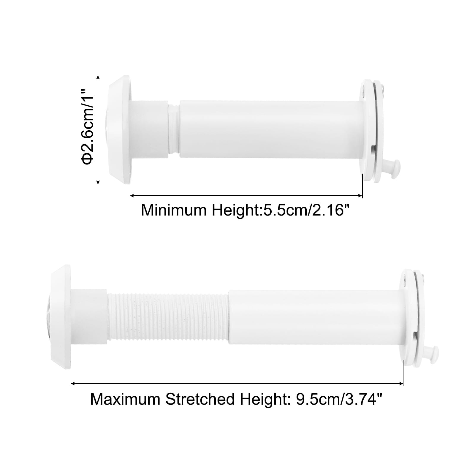 Door Viewer Peephole, Privacy Door Viewer with Privacy Cover, 180-Degree Fits Door with Drill Bit for Security