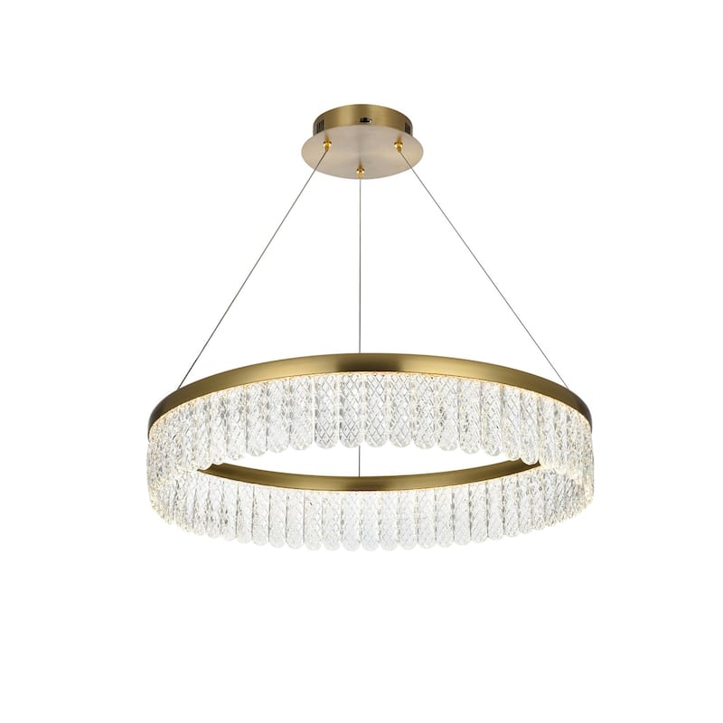 Indigo Home 24 inch Adjustable LED chandelier