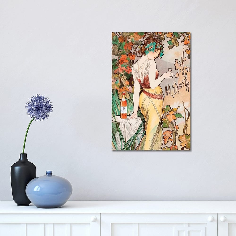 iCanvas "Cognac" by Alphonse Mucha Canvas Print