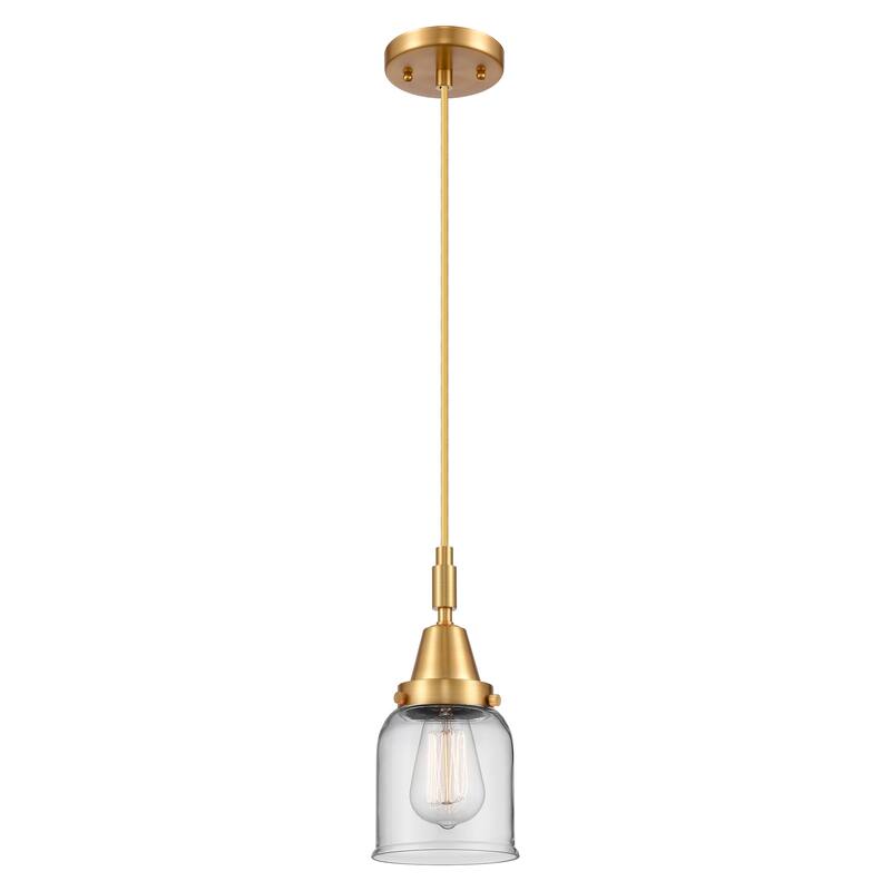 Innovations Lighting 447-1P-G52 Bell 5" Wide Mini Pendant with Clear
