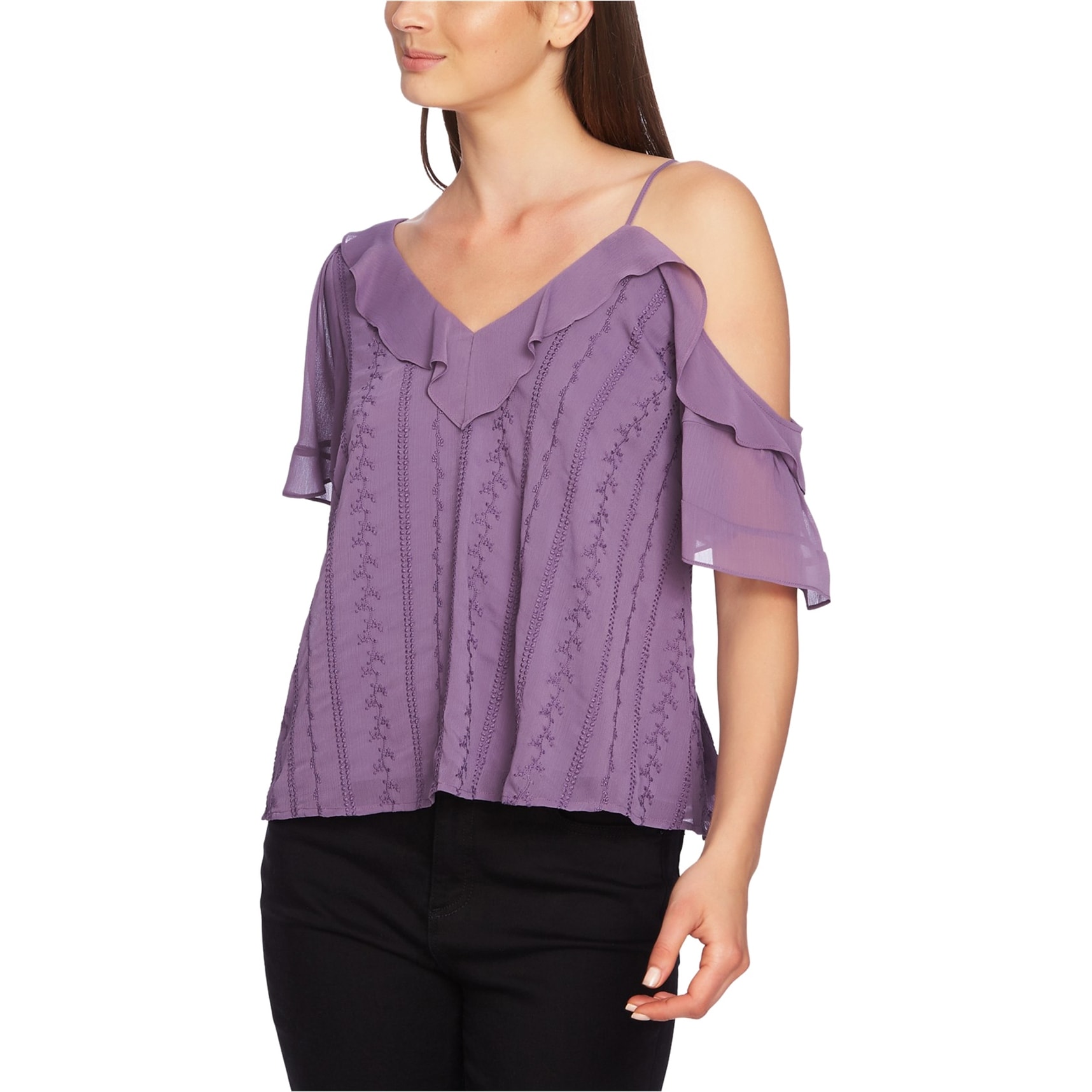 Ruffle pullover blouse Clearance