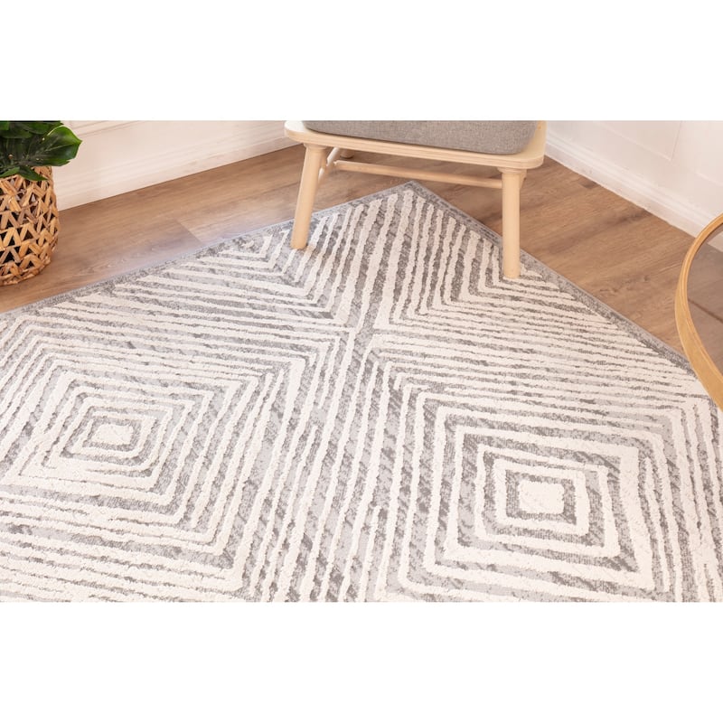 Cairo Collection Transitional Abstract Area Rug