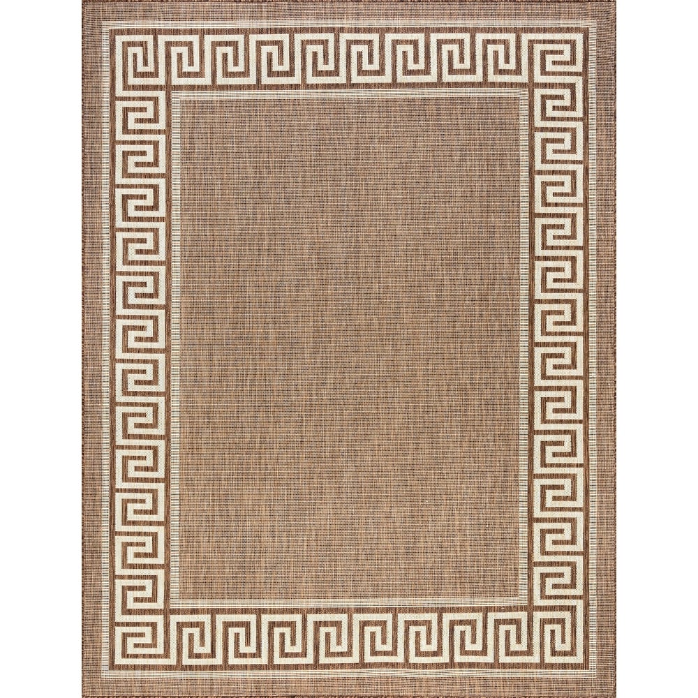 Exo Coastal Border Indoor/Outdoor Area Rug