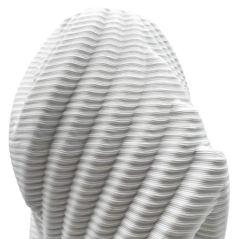 8 Inch Tall White Ceramic Vase