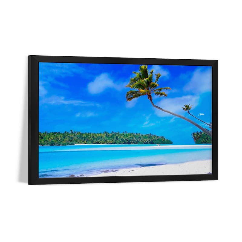 The Island Premium Framed Poster by Unknown Artist