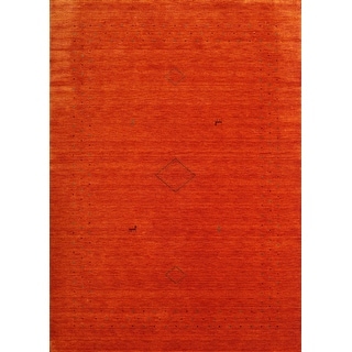 Ahgly Company Machine Washable Contemporary Neon Red Area Rugs - Bed ...