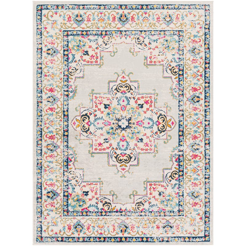 Artistic Weavers Teena Distressed Persian Medallion Area Rug