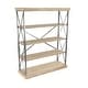 preview thumbnail 30 of 74, Brown Wood 3 Shelves Shelving Unit - 48 x 17 x 34