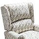 preview thumbnail 56 of 100, Olympus Upholstered Classic Manual Wingback Recliner with Spindle Legs by HULALA HOME