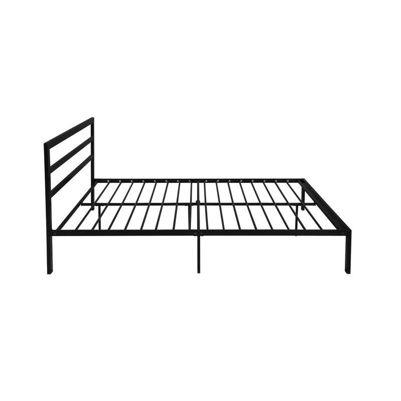 Queen Size Metal Bed Frame with Headboard Black Bed Bath & Beyond