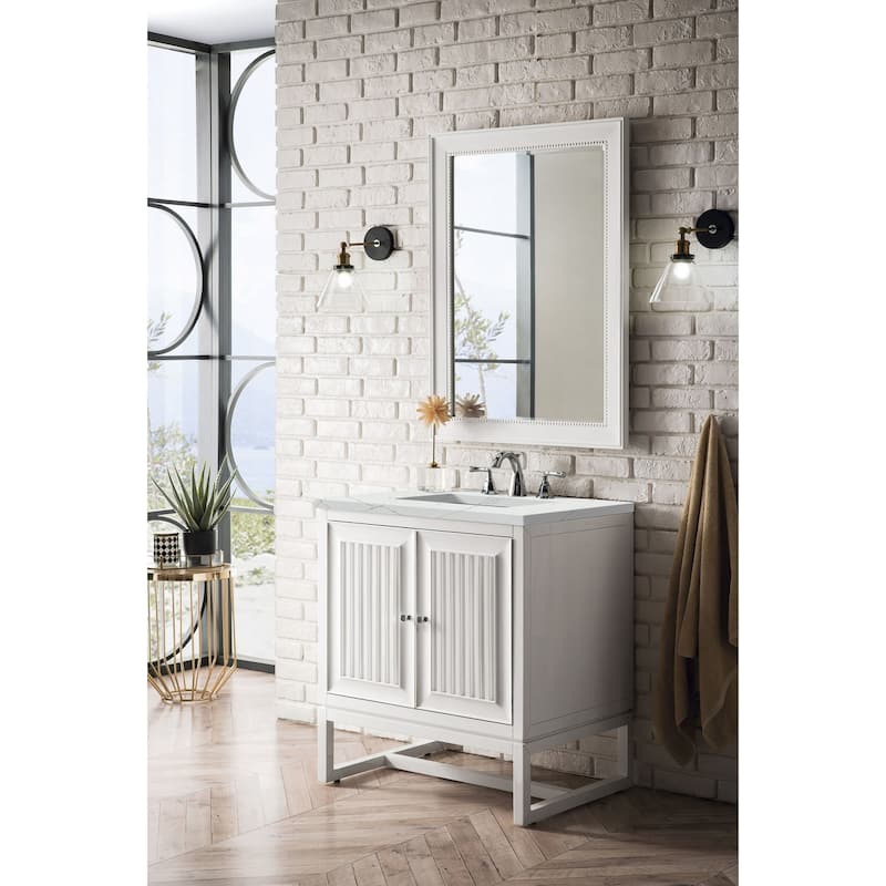 James Martin Vanities E645-V30-3ENC Athens 30" Wall Mounted and Free