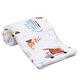 preview thumbnail 4 of 6, Bedtime Originals Construction Zone White Cozy Fleece Trucks Baby Blanket