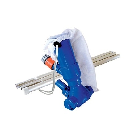 9.5" Blue Vacuum Head Kit with Filter Bag and Aluminium Pole