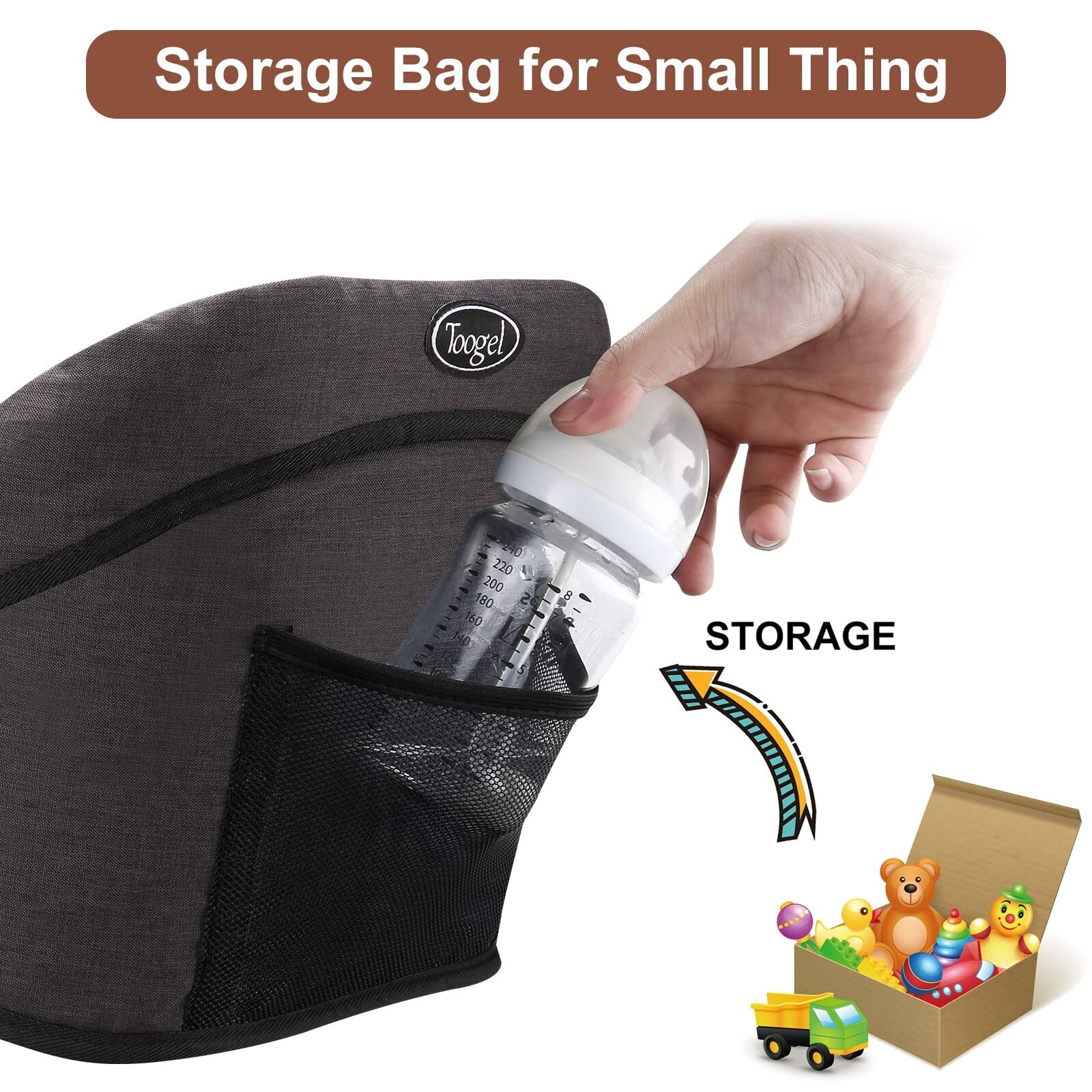 Hook On High Chair with Removable Dining Tray,Folding Portable