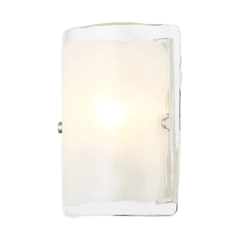 Fairchild 1-Light Flush Wall Sconce w/ Black/Nickel/Brass Hardware