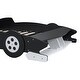 preview thumbnail 26 of 46, Full Size Race Car-Shaped Children Platform Bed with Wheels