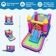 preview thumbnail 11 of 16, Costway 4-in-1 Kids Princess-themed Bouncer with Slide Basketball Hoop