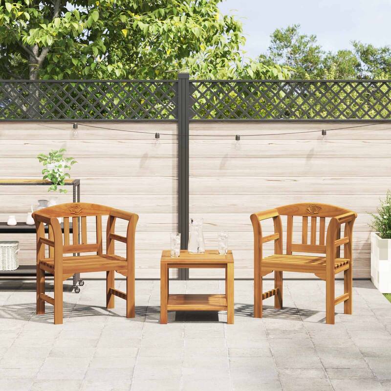 vidaXL Rose Bench Natural in Solid Acacia Wood