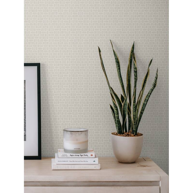 Seabrook Designs Capsule Geometric Unpasted Wallpaper